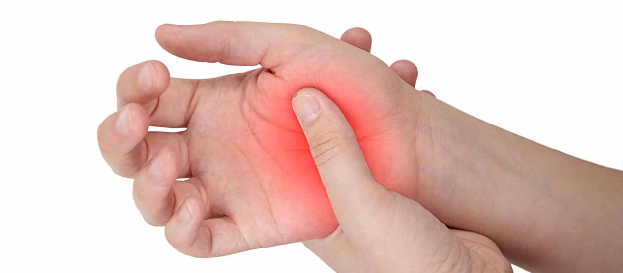 Bol i crvenilo u području zglobova koji prate razvoj artroze
