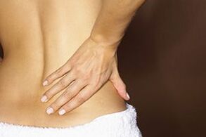 simptom boli u donjem dijelu leđa osteohondrosis