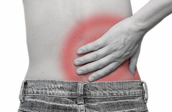 bol u donjem dijelu leđa zbog osteohondroze kralježnice